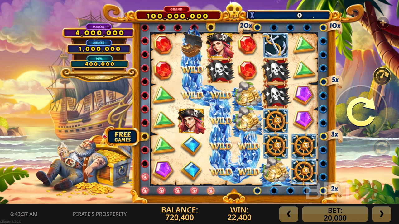Pirate's Prosperity Wild Train Δωρεάν Παιχνίδι