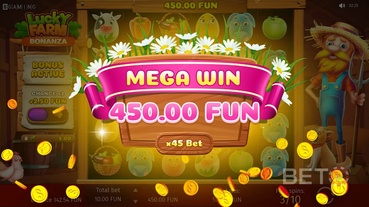 Αποκτήστε γλυκές νίκες στο παιχνίδι Lucky Farm Bonanza του καζίνο