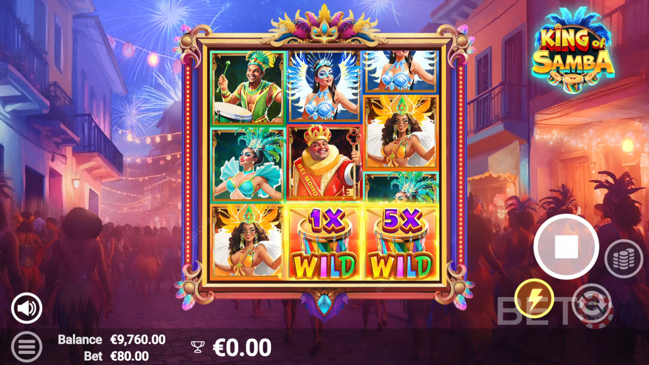 King of Samba Ανασκόπηση από BETO Slots