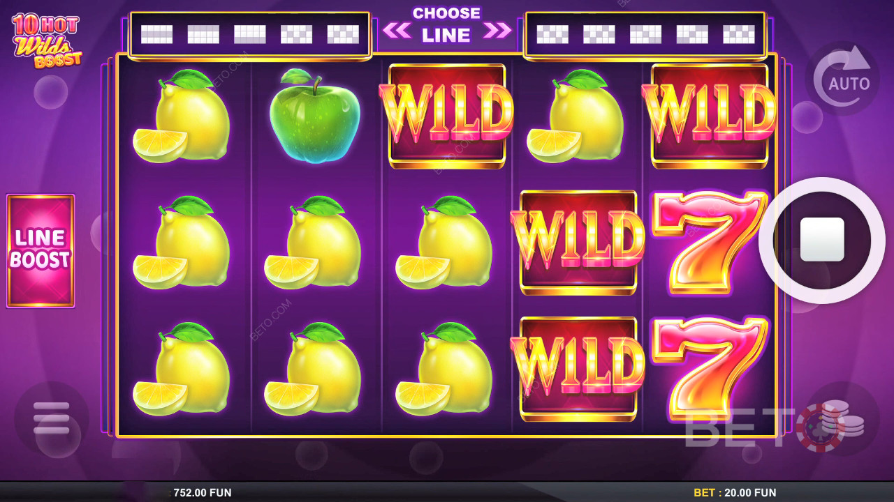 10 Hot Wilds Boost Ανασκόπηση από BETO Slots