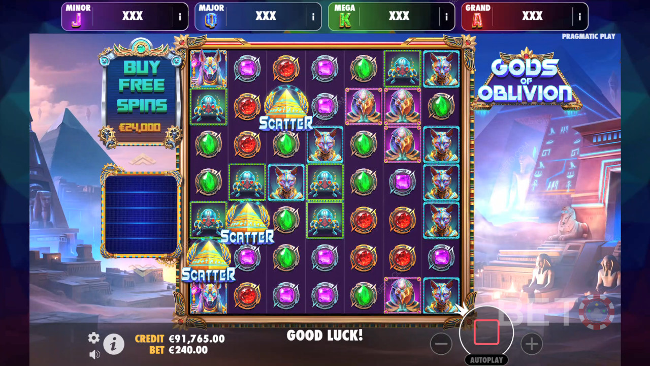 Gods of Oblivion Ανασκόπηση από BETO Slots