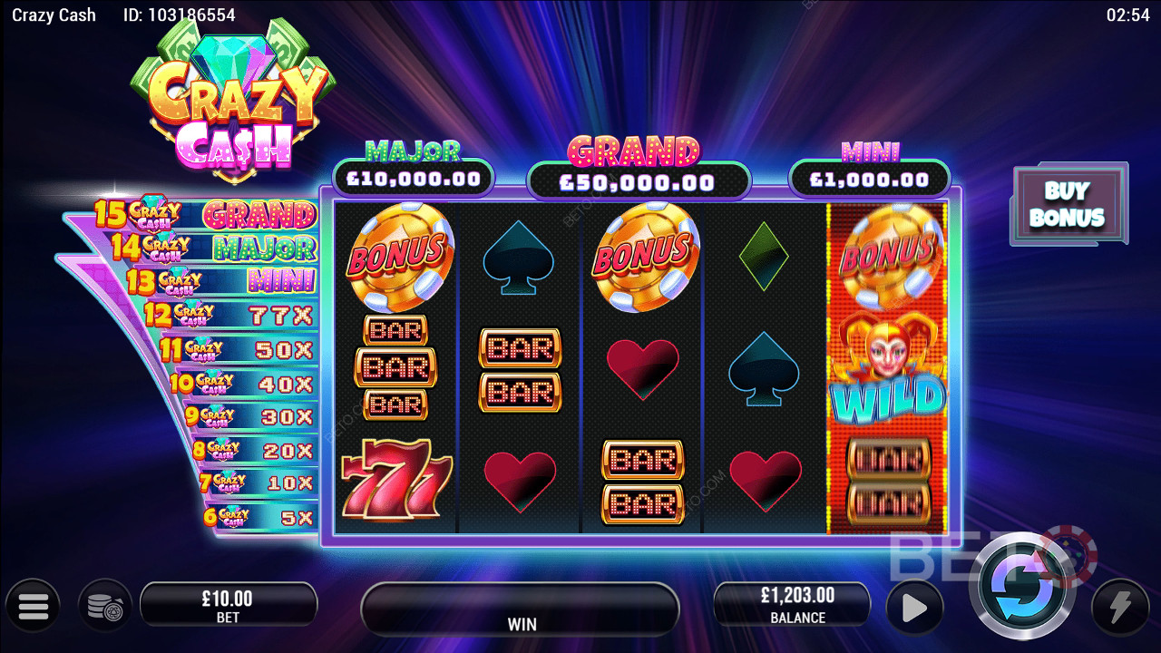 Crazy Cash Ανασκόπηση από BETO Slots