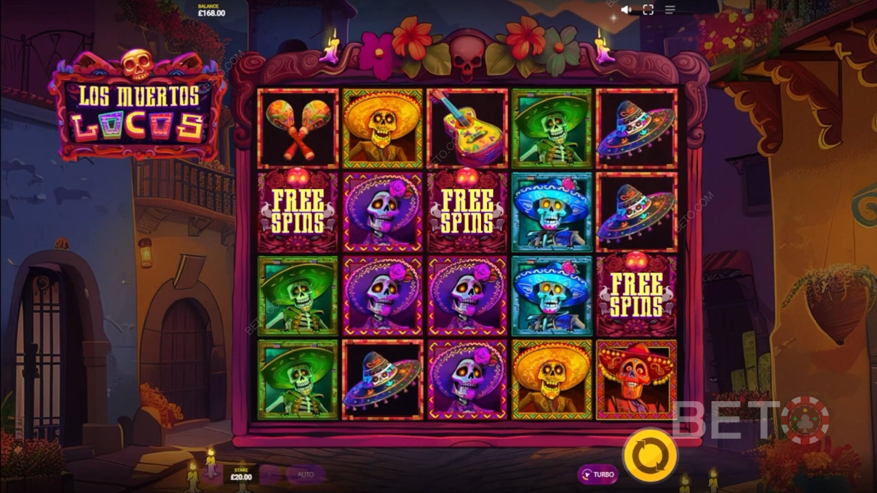 Los Muertos Locos Ανασκόπηση από BETO Slots