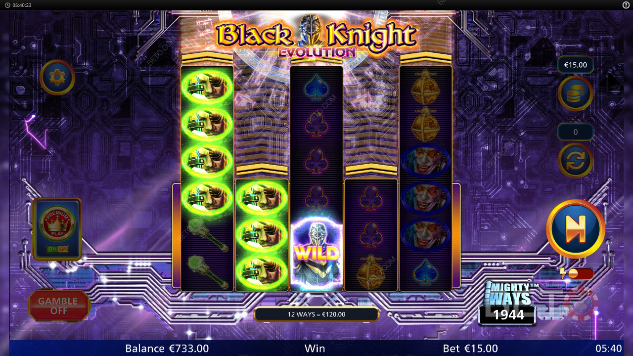 Black Knight Evolution Ανασκόπηση από BETO Slots