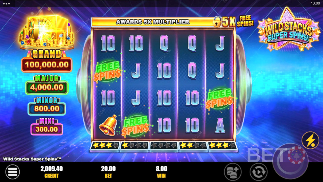 Wild Stacks Super Spins Δωρεάν Παιχνίδι