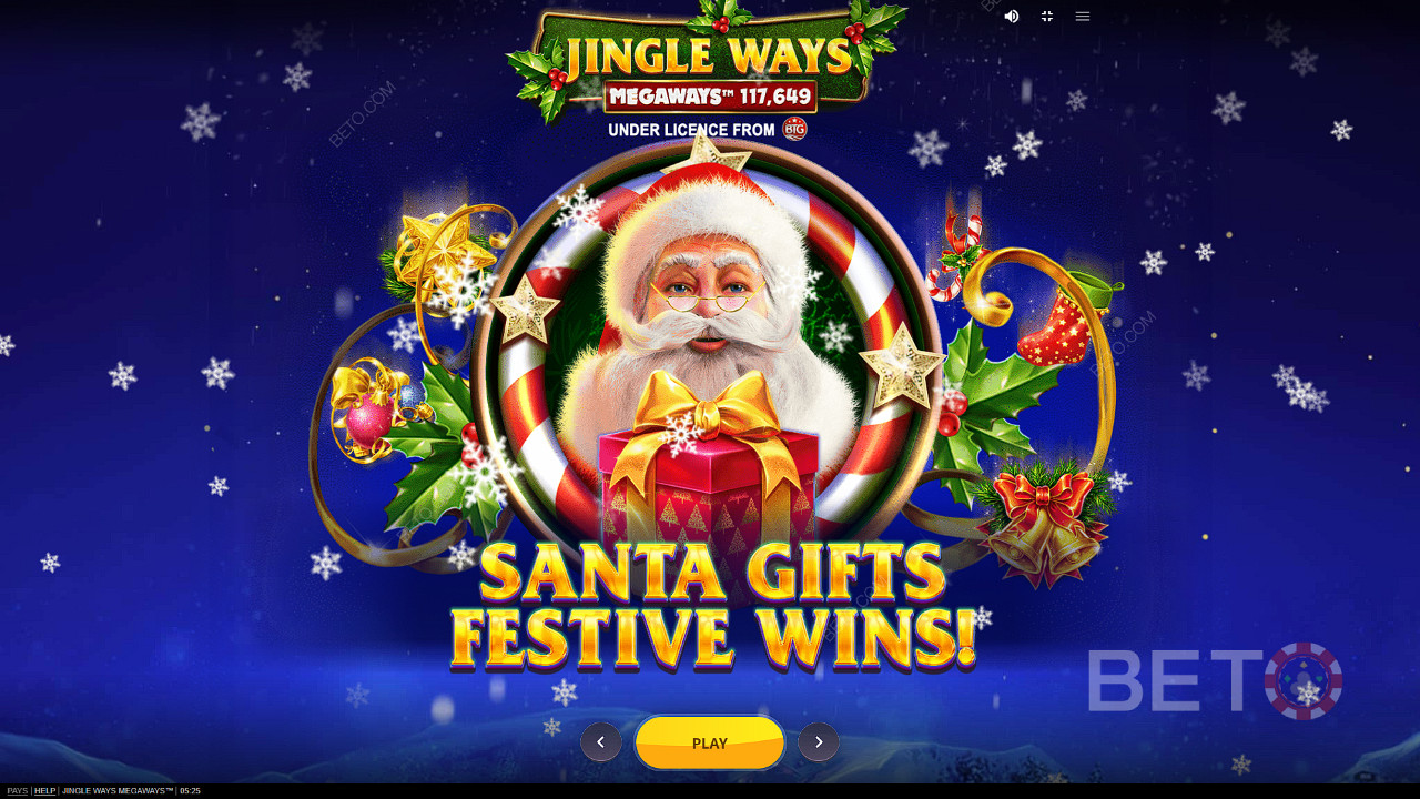 Απολαύστε τα Χριστούγεννα και λάβετε δώρα στον κουλοχέρη Jingle Way Megaways