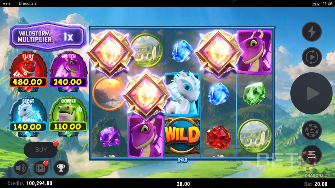 Dragonz 2 Ανασκόπηση από BETO Slots