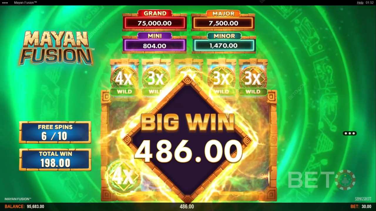 Mayan Fusion Ανασκόπηση από BETO Slots
