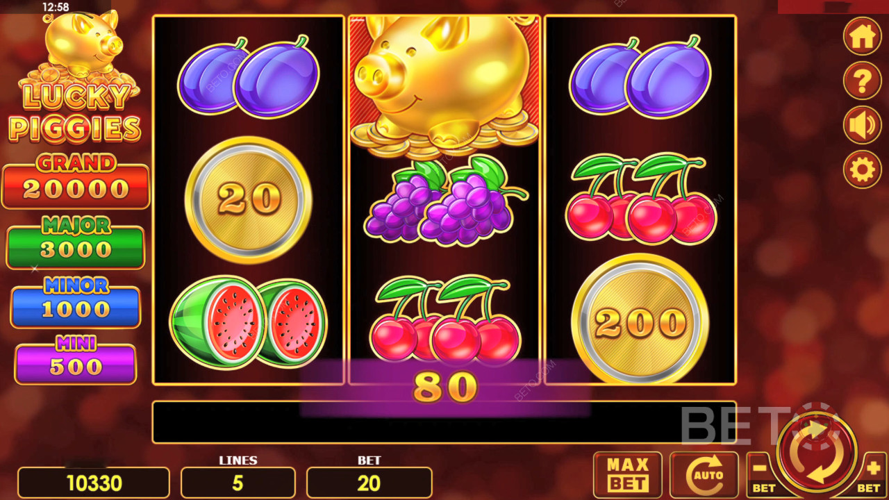 Lucky Piggies Ανασκόπηση από BETO Slots