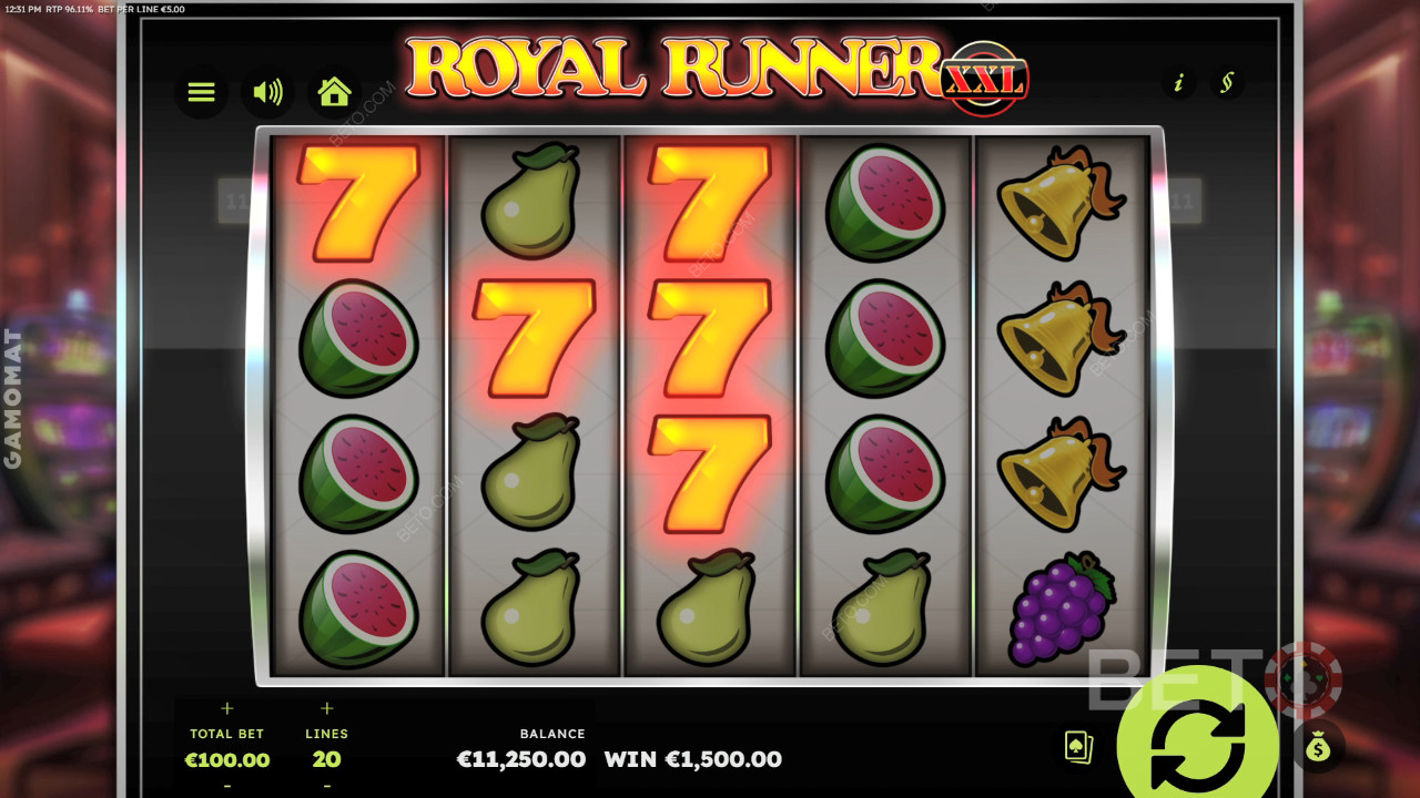 Royal Runner XXL Ανασκόπηση από BETO Slots