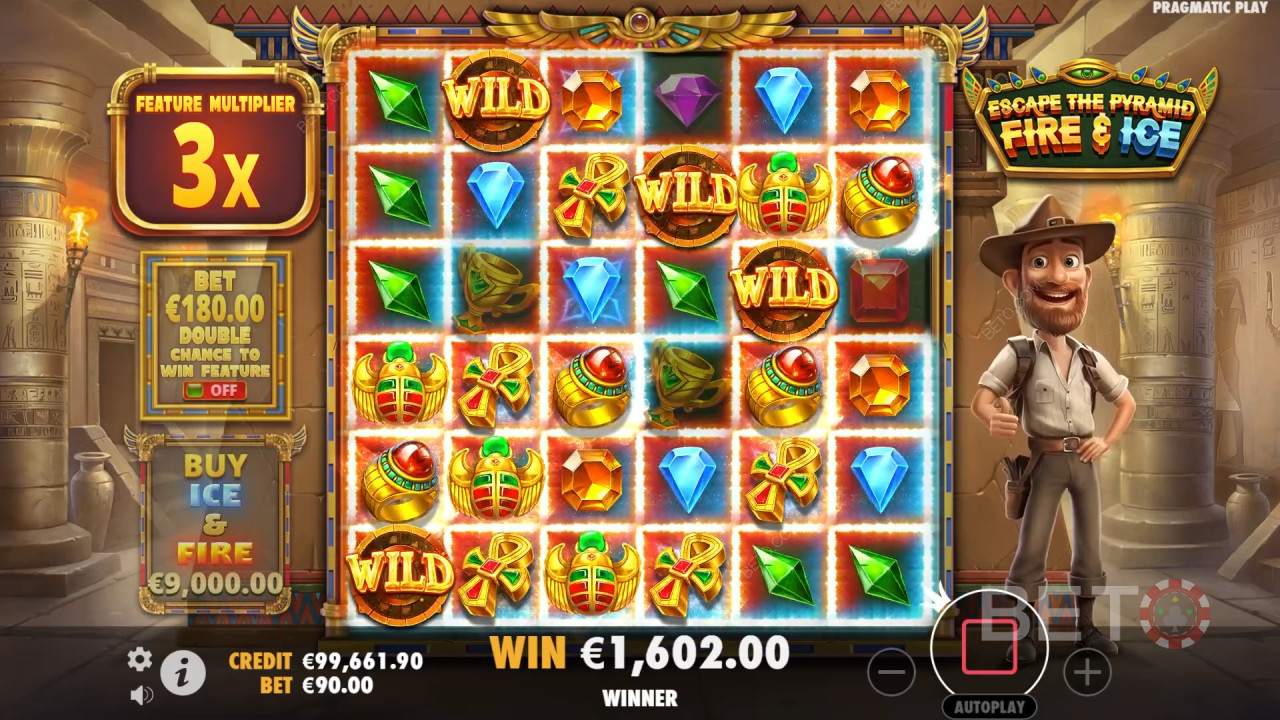 Escape the Pyramid Fire & Ice Ανασκόπηση από BETO Slots