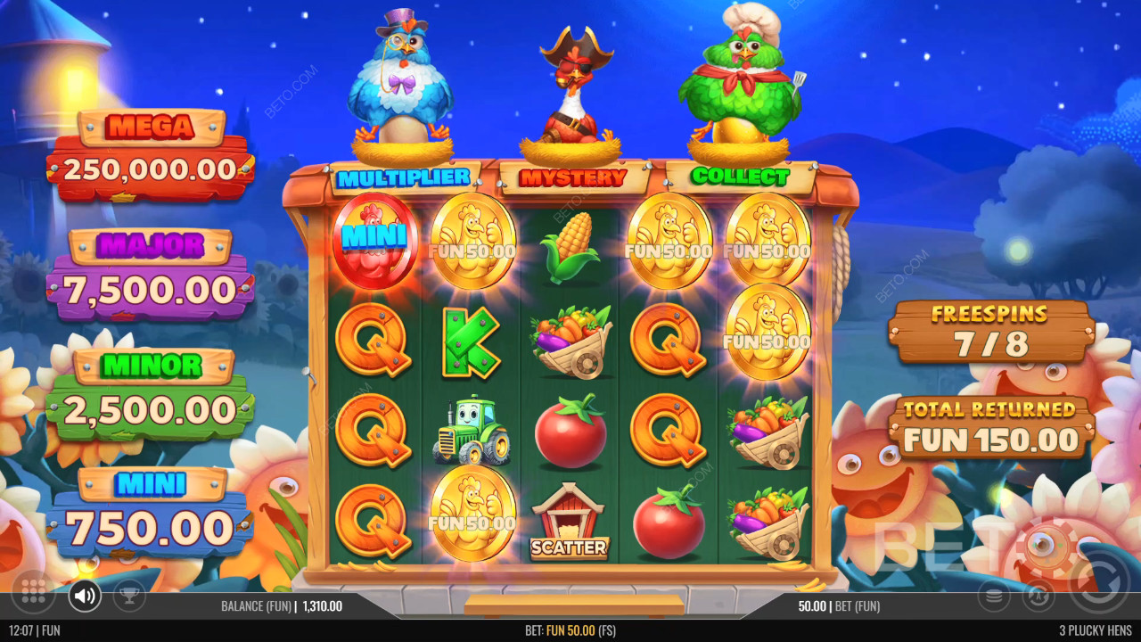 3 Plucky Hens Δωρεάν Παιχνίδι