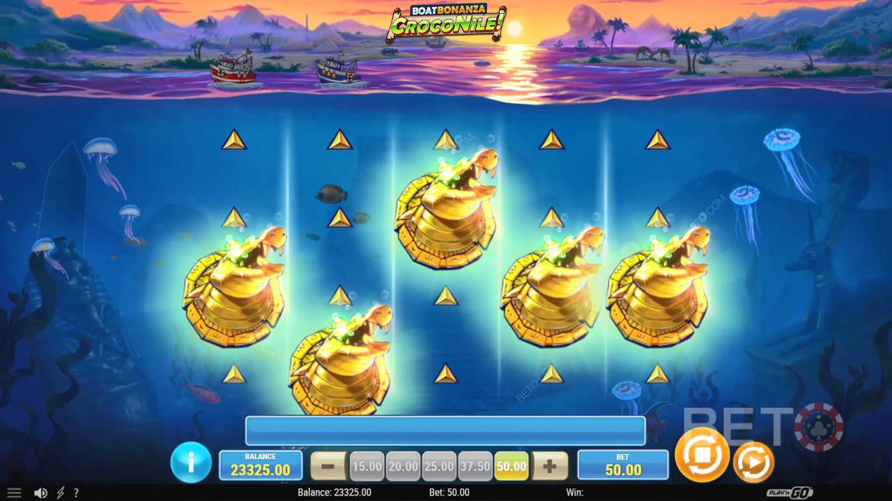 Σκάφος Bonanza CrocoNile! Ανασκόπηση από BETO Slots