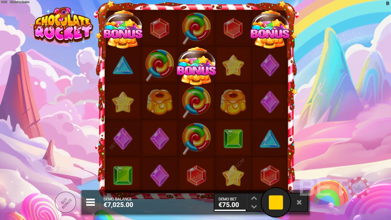 Ανασκόπηση Chocolate Rocket από BETO Slots