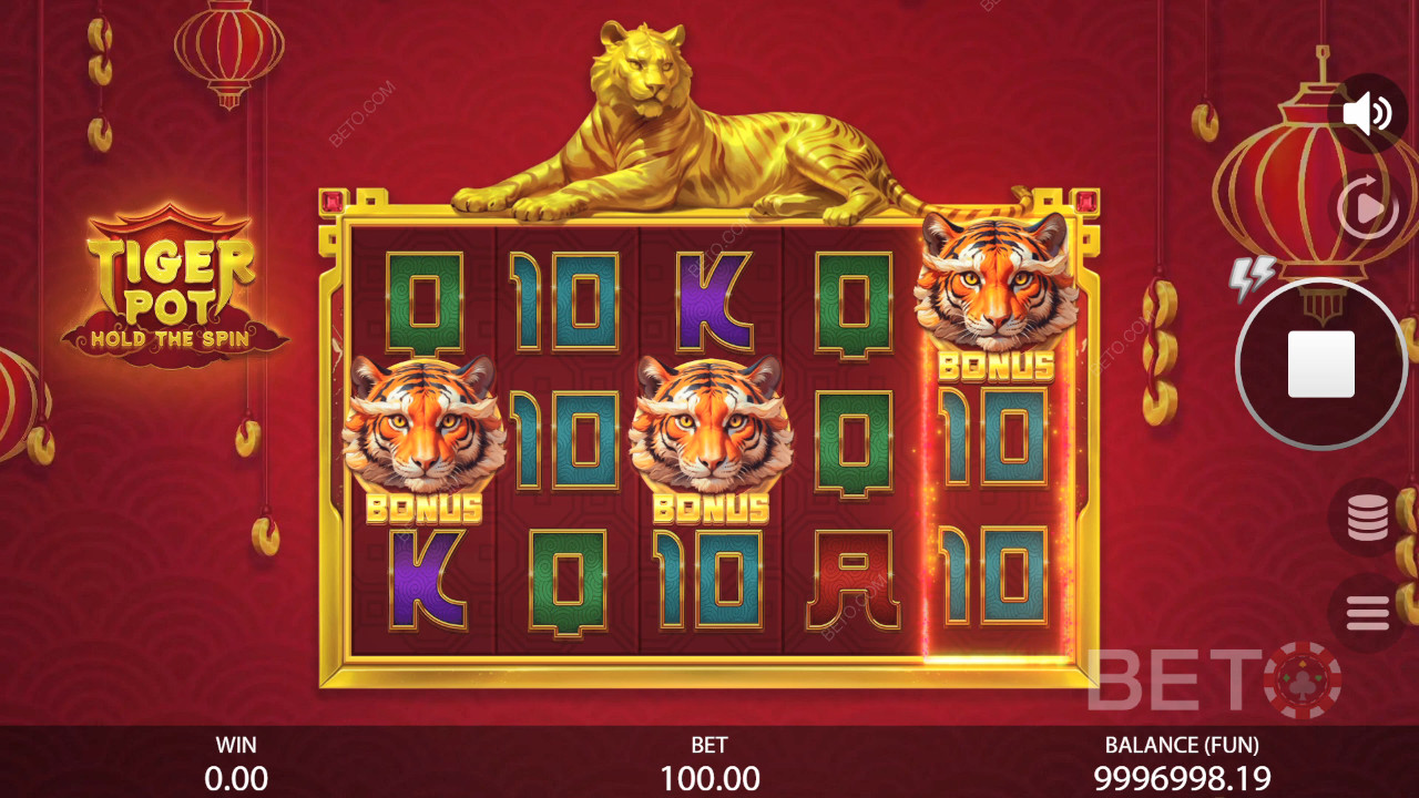 Tiger Pot: Hold The Spin Ανασκόπηση από BETO Slots