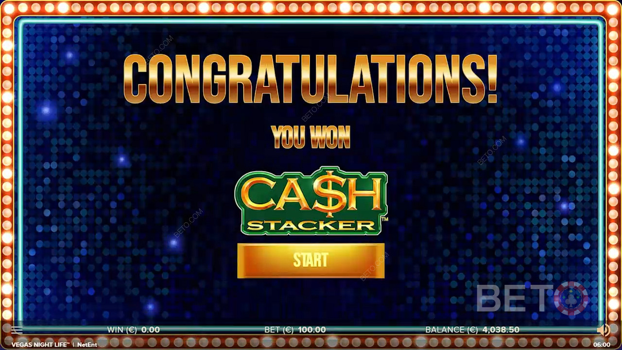 Το Cash Stacker είναι το πιο συναρπαστικό χαρακτηριστικό αυτού του παιχνιδιού καζίνο.