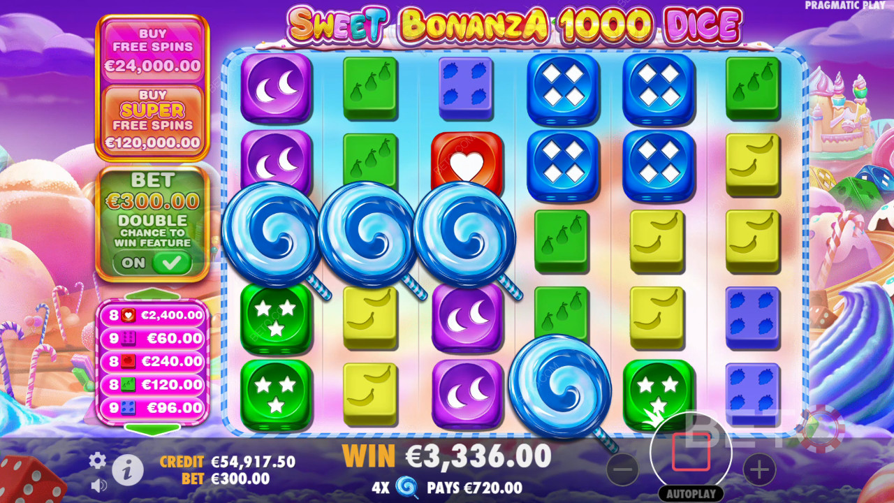 Sweet Bonanza 1000 Dice Δωρεάν Παιχνίδι