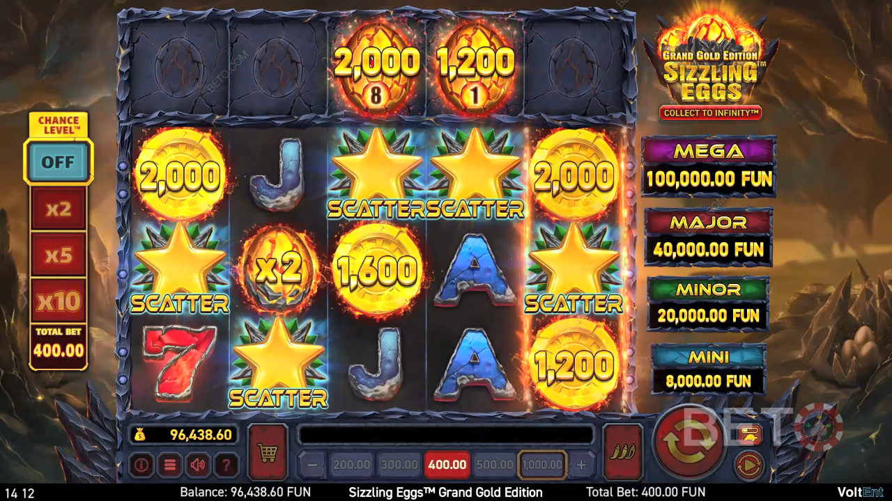 Sizzling Eggs Grand Gold Edition Δωρεάν Παιχνίδι