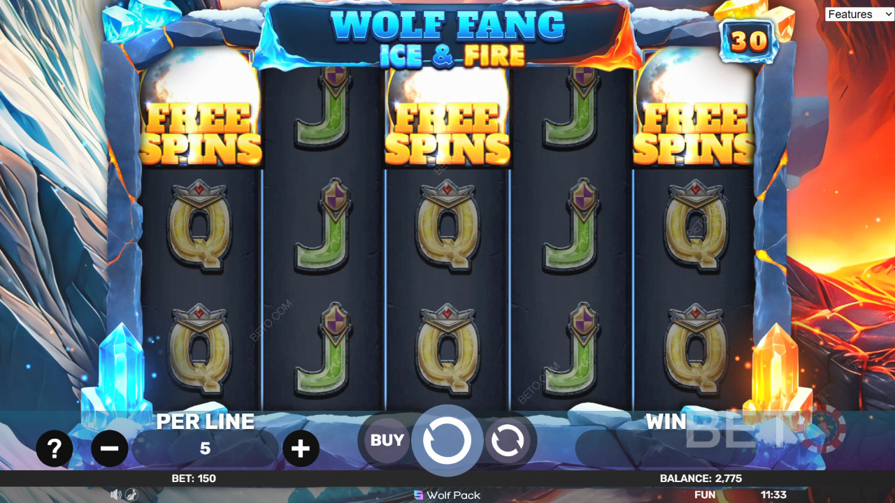 Wolf Fang - Ice & Fire Ανασκόπηση από BETO Slots