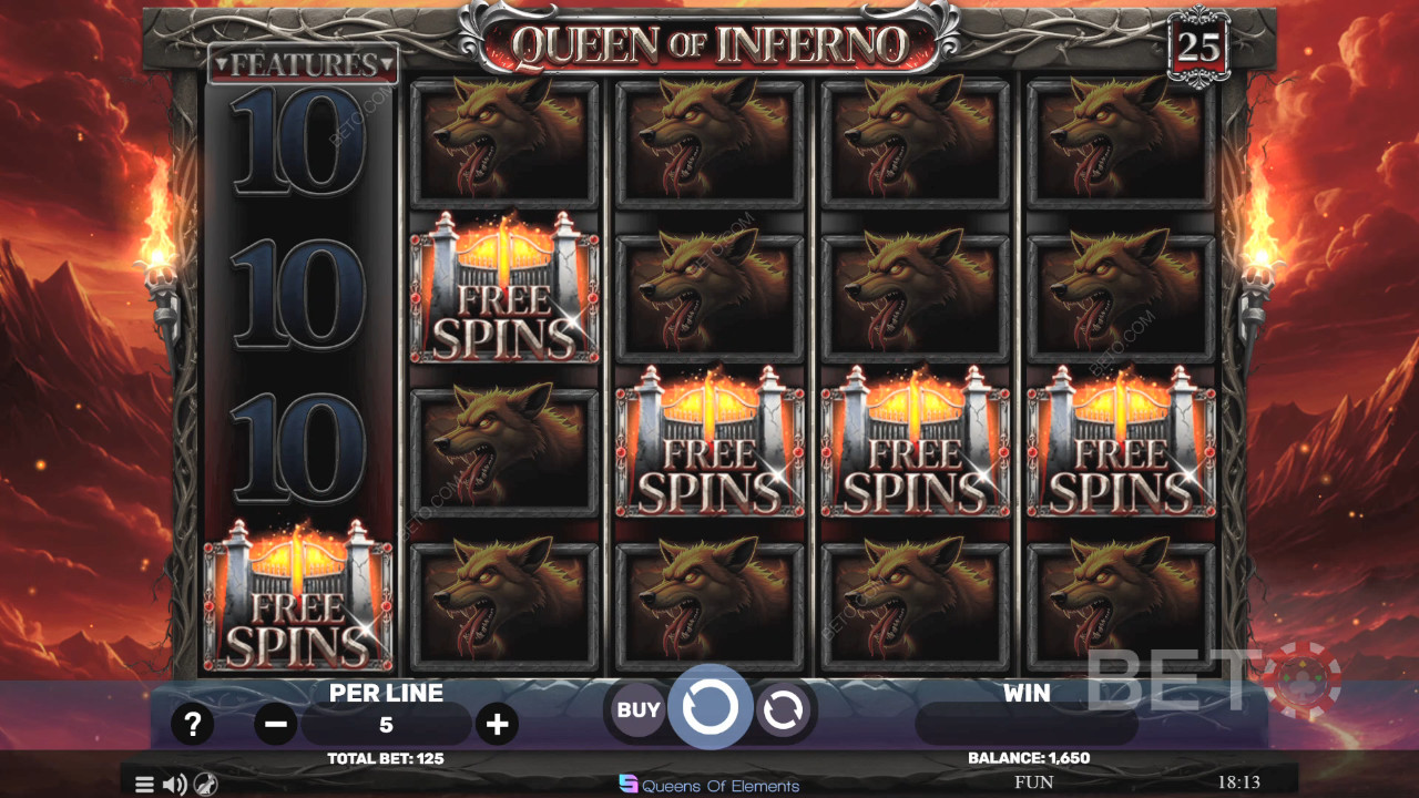 Queen of Inferno Ανασκόπηση από BETO Slots