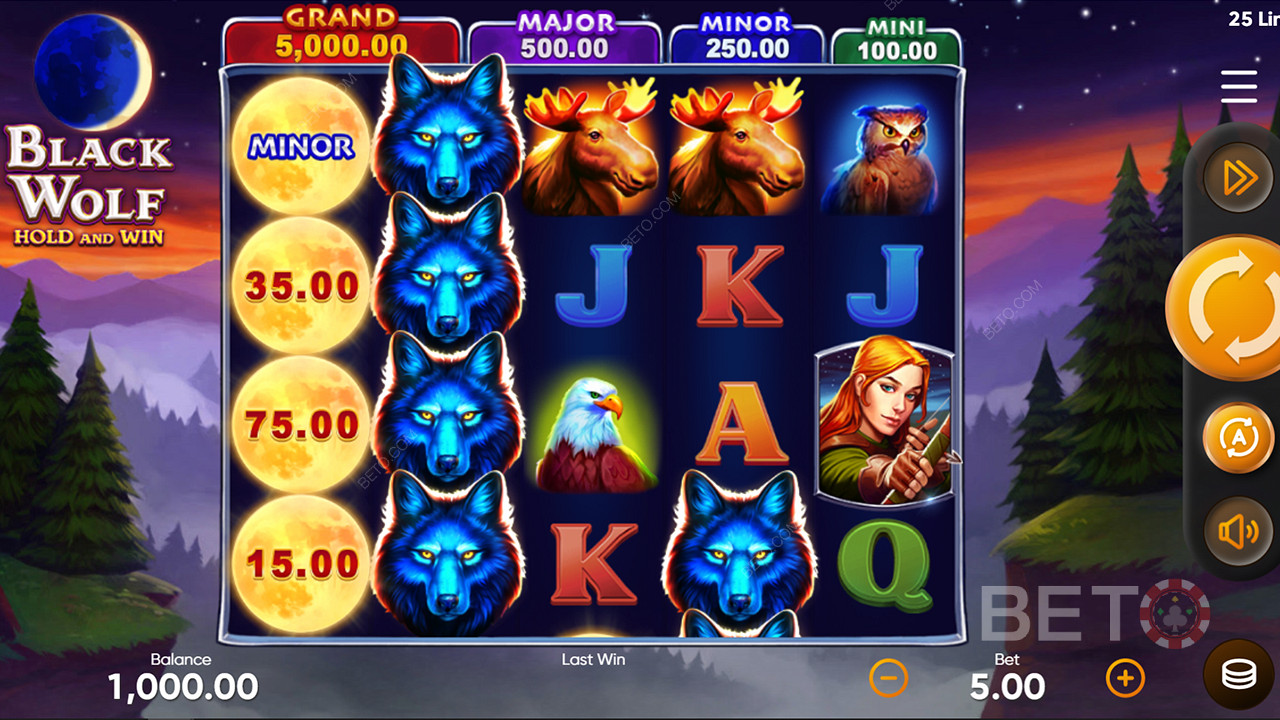 Κυνηγήστε αληθινά χρηματικά έπαθλα στις μαγευτικές ζούγκλες του κουλοχέρη Black Wolf Slot Game
