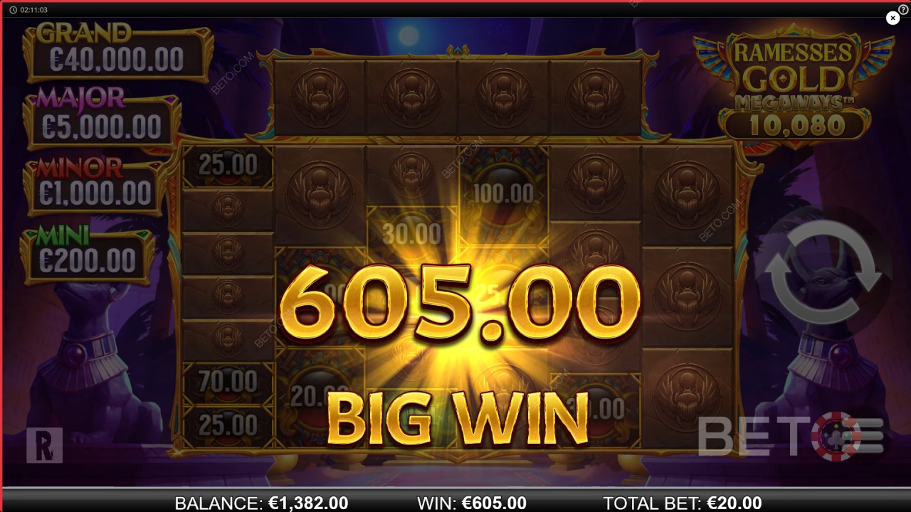 Ramesses Gold Megaways Ανασκόπηση από BETO Slots