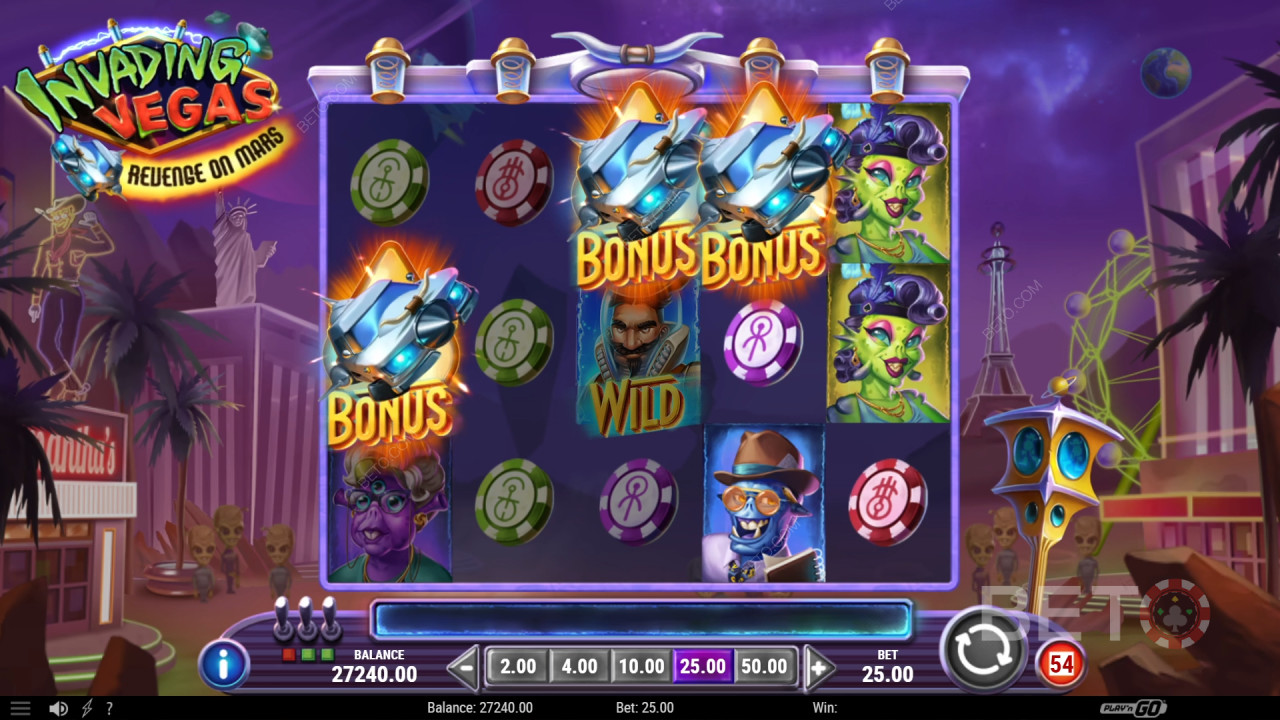 Invading Vegas Revenge on Mars Ανασκόπηση από BETO Slots
