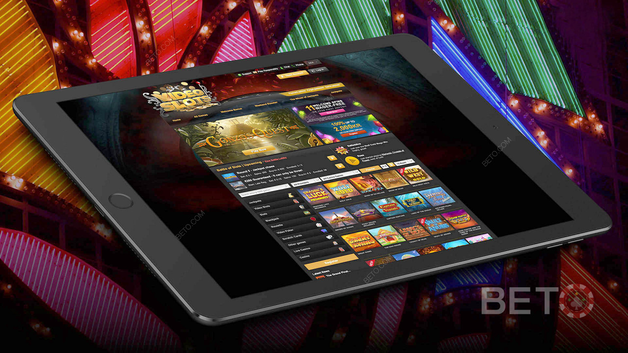 Καζίνο Mobile VideoSlot - tablet, smartphone
