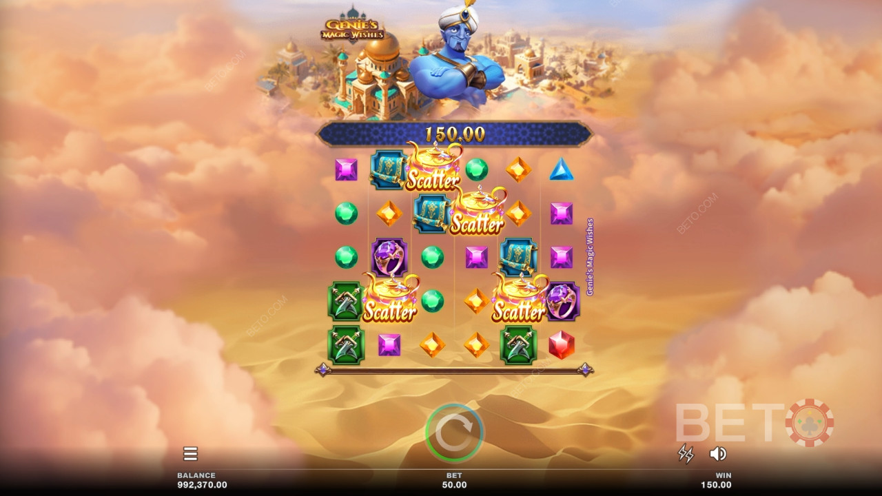 Μαγικές ευχές του Genie Ανασκόπηση από BETO Slots