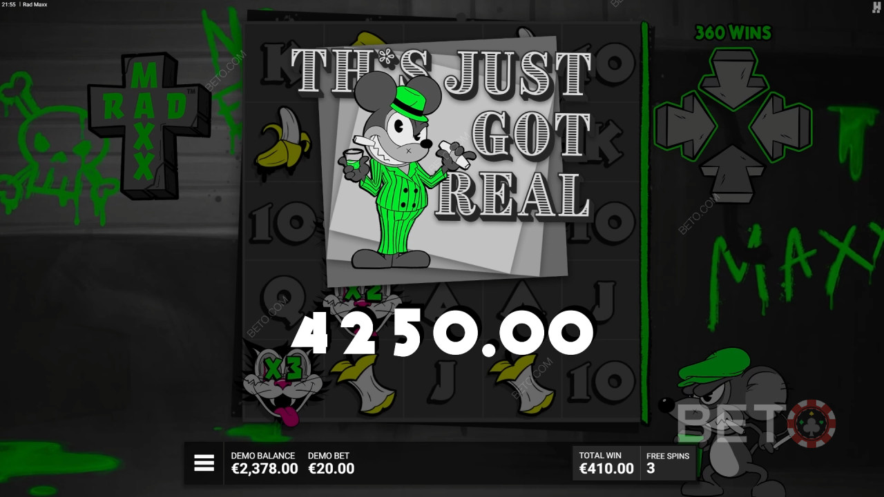Rad Maxx Ανασκόπηση από BETO Slots