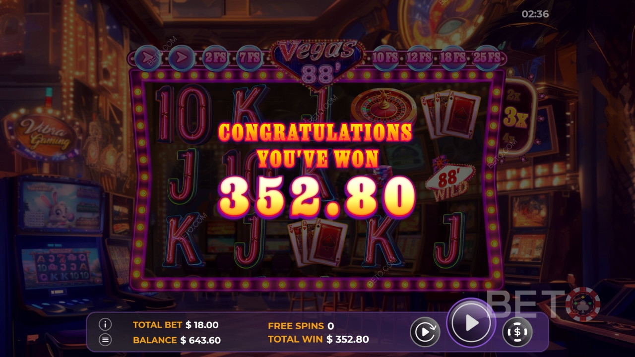 Vegas 88 Ανασκόπηση από BETO Slots