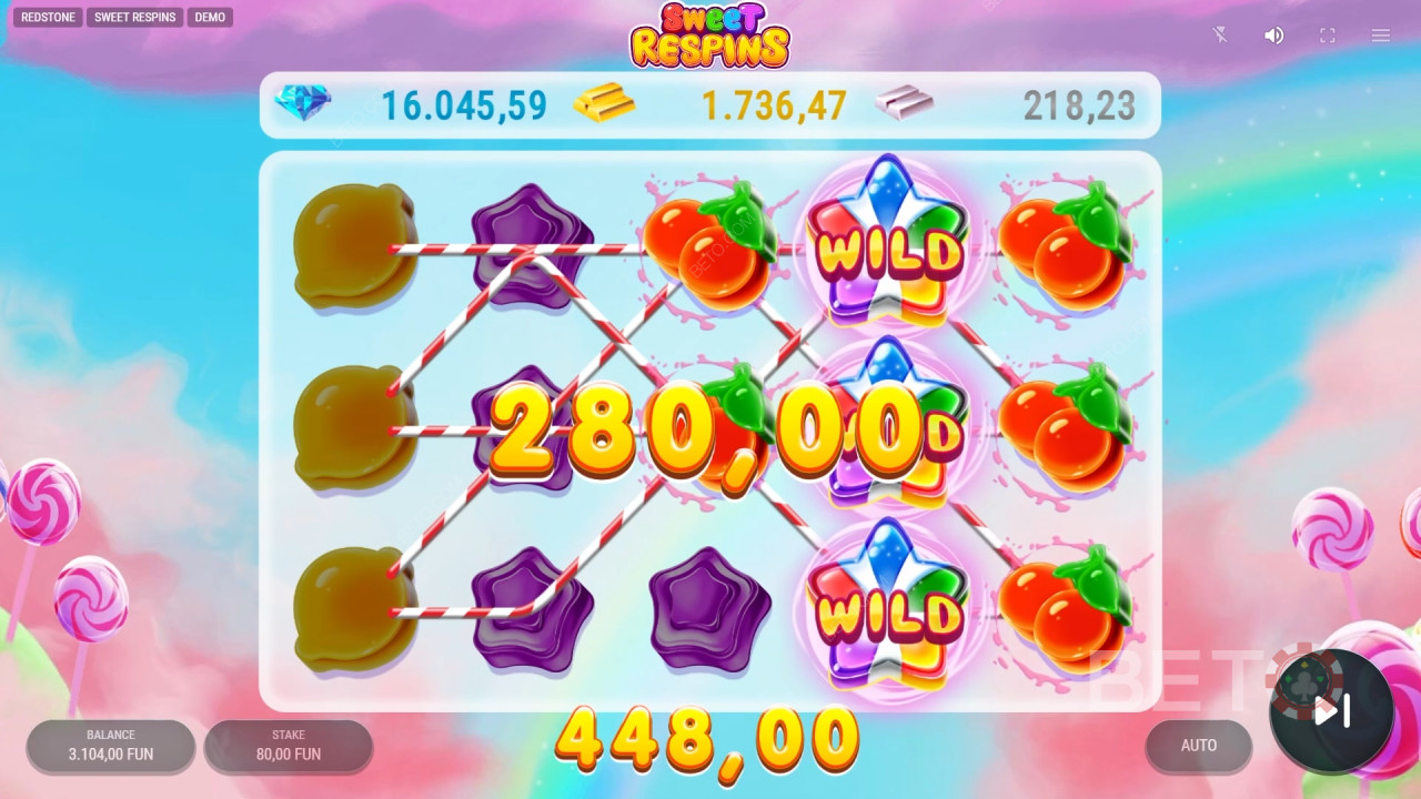 Τα χαρακτηριστικά μπόνους εξηγούνται στο Sweet Respins από το Redstone