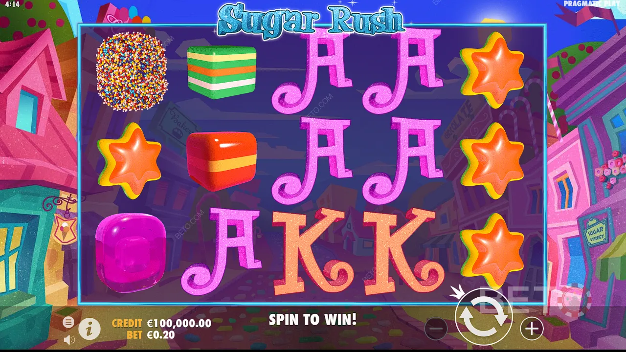 Παιχνίδι παιχνιδιού του online κουλοχέρη Sugar Rush