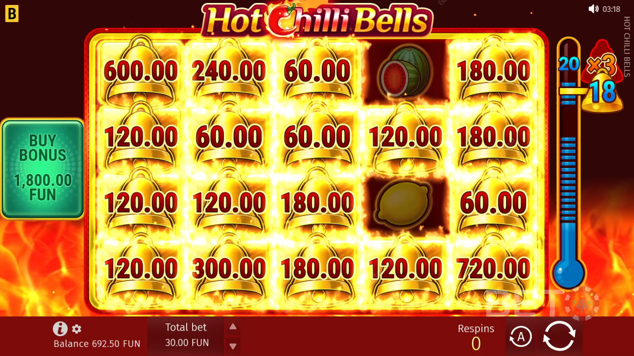 Hot Chilli Bells κριτική από BETO Slots