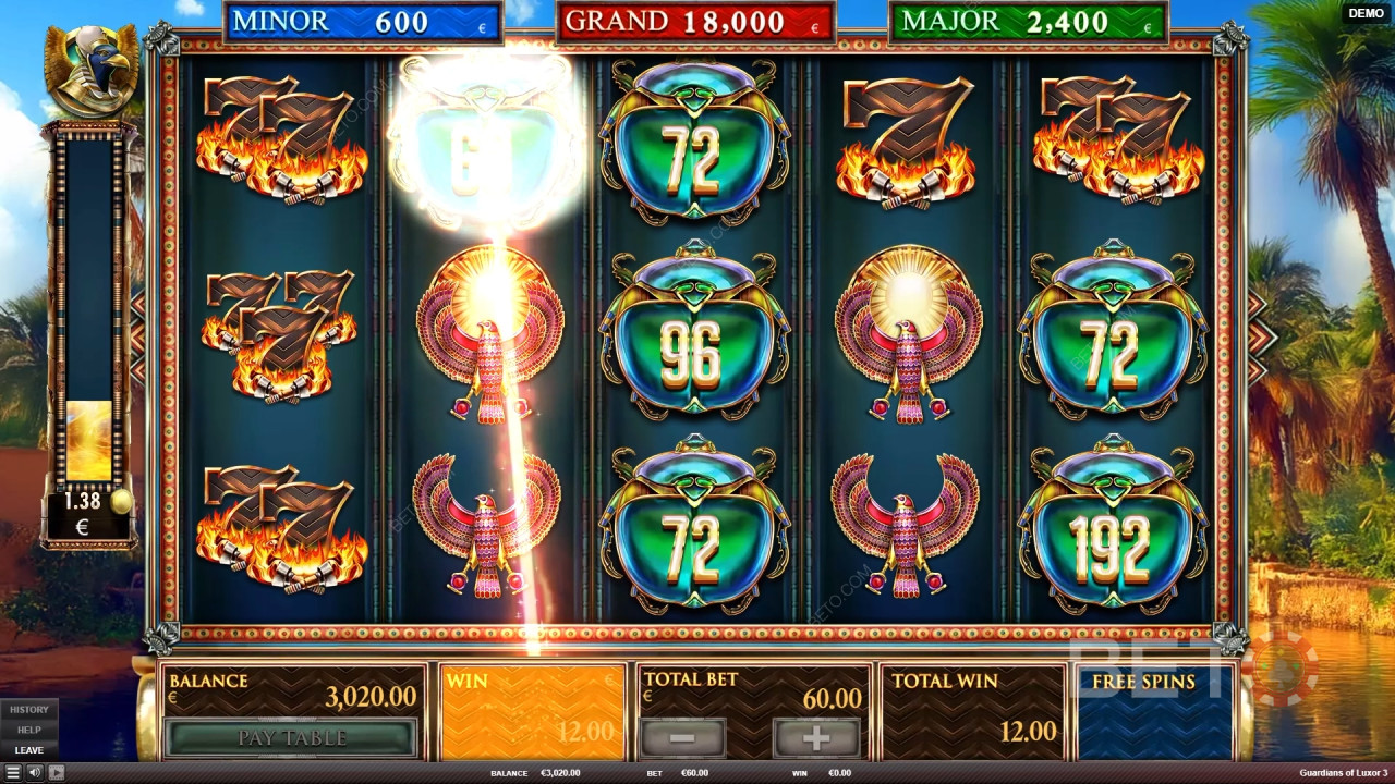 Κριτική για το «Guardians of Luxor 3» από το BETO Slots