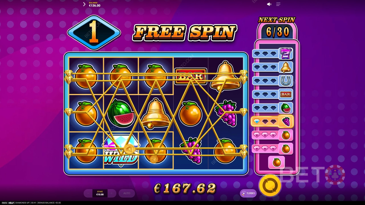 Diamonds Up Ανασκόπηση από BETO Slots