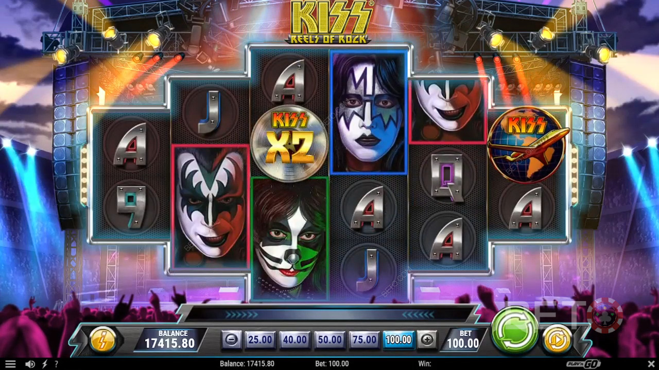 KISS Reels of Rock Ανασκόπηση από BETO Slots