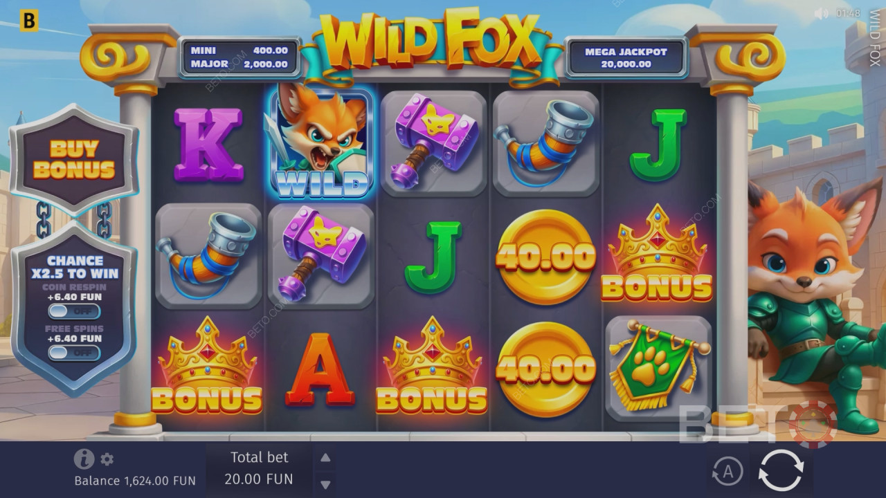 Κριτική για το Wild Fox από το BETO Slots