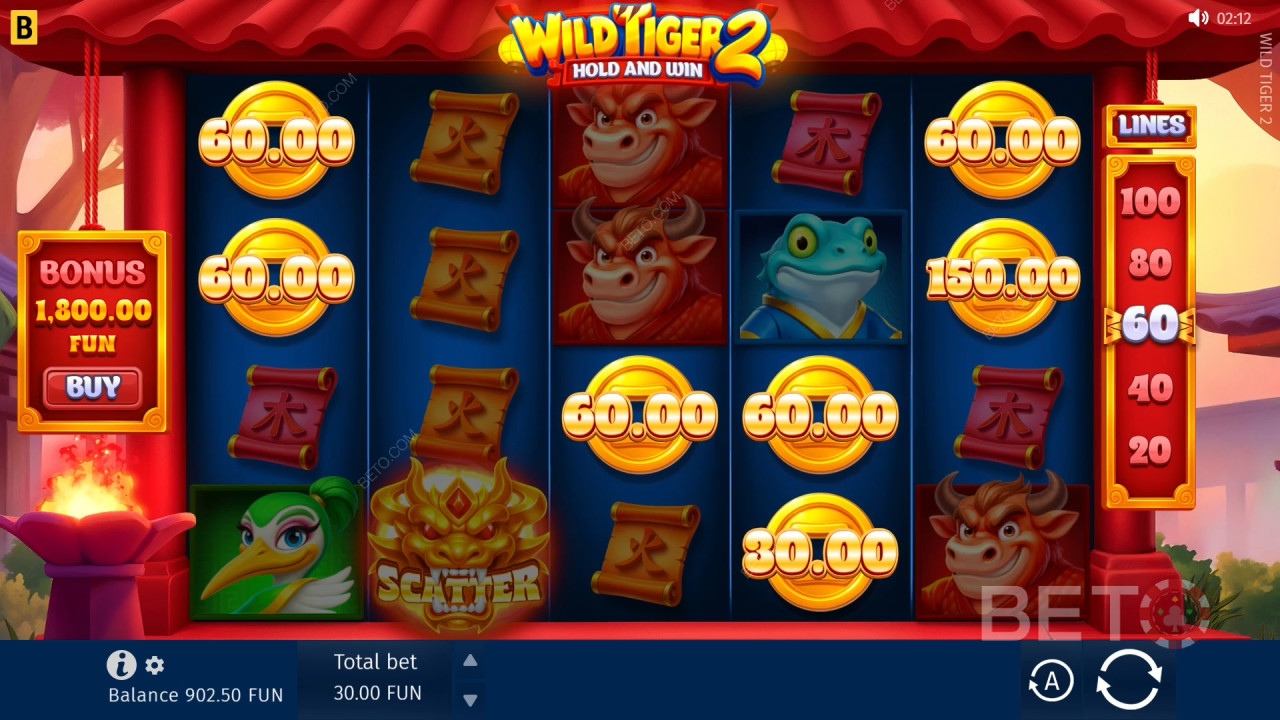 Κριτική για το Wild Tiger 2 από το BETO Slots