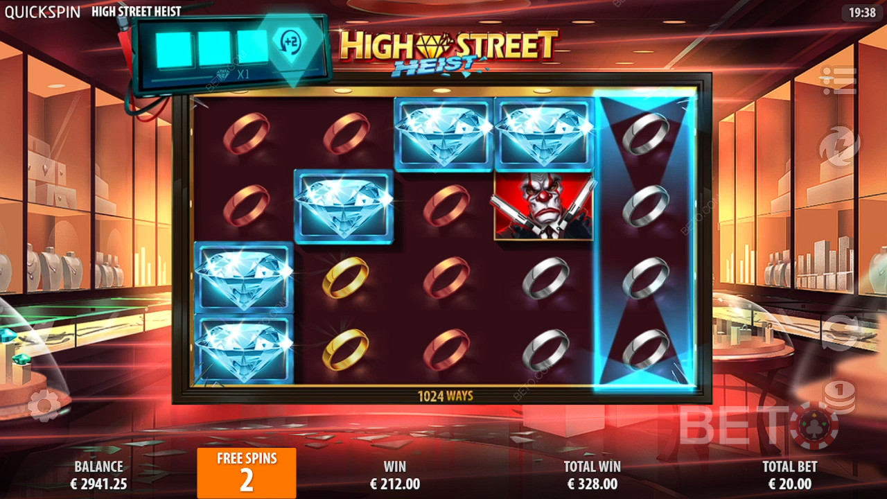 Highstreet Heist Ανασκόπηση από BETO Slots