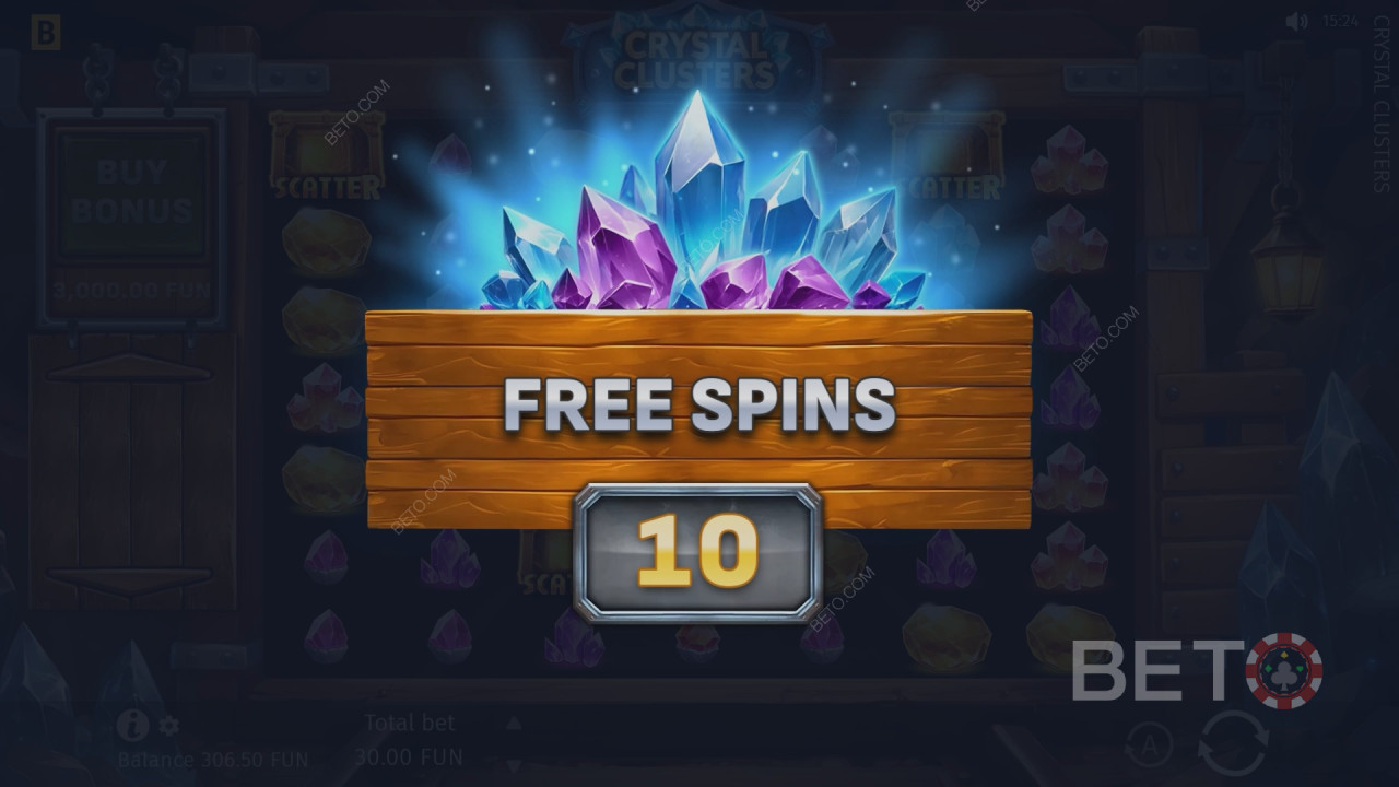 Πώς να παίξετε το Crystal Clusters της BGaming