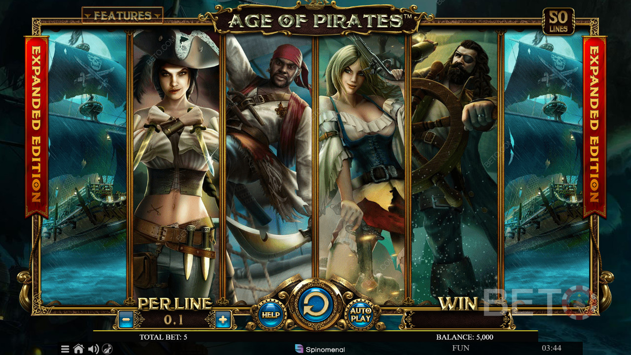 Age Of Pirates Expanded Edition Ανασκόπηση από BETO Slots