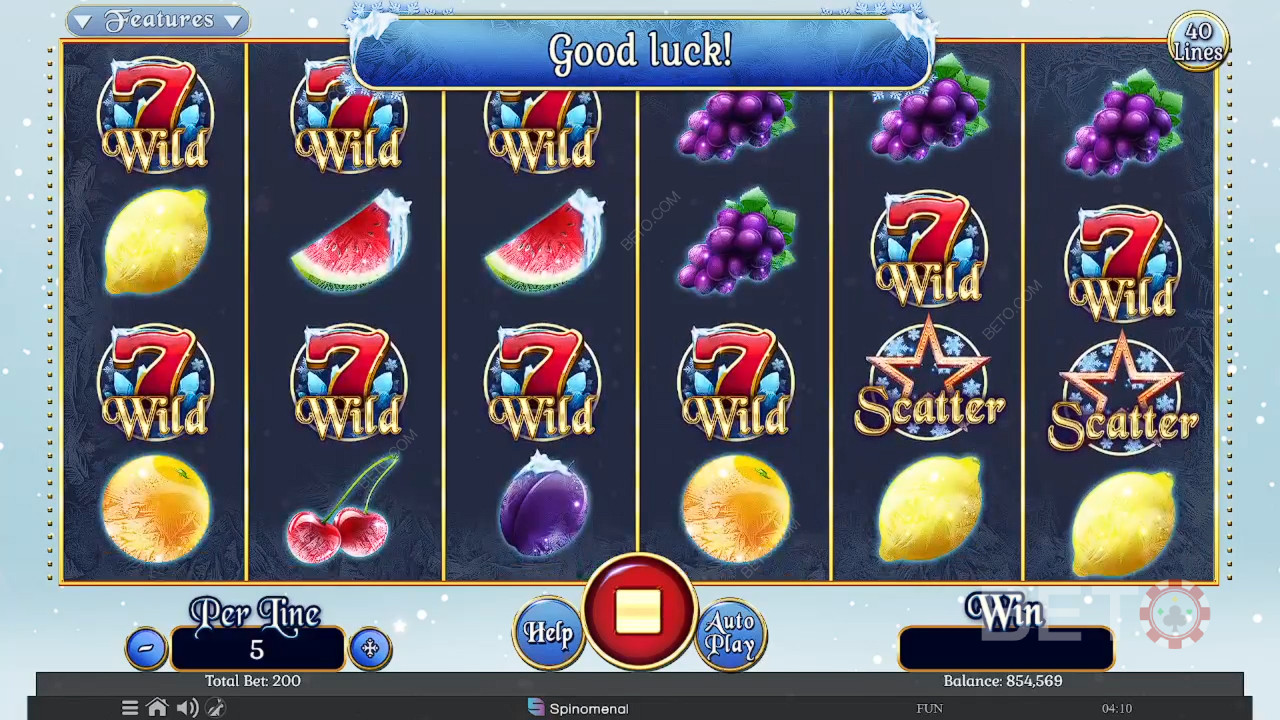 Fruits On Ice Collection 40 Γραμμές Ανασκόπηση από BETO Slots