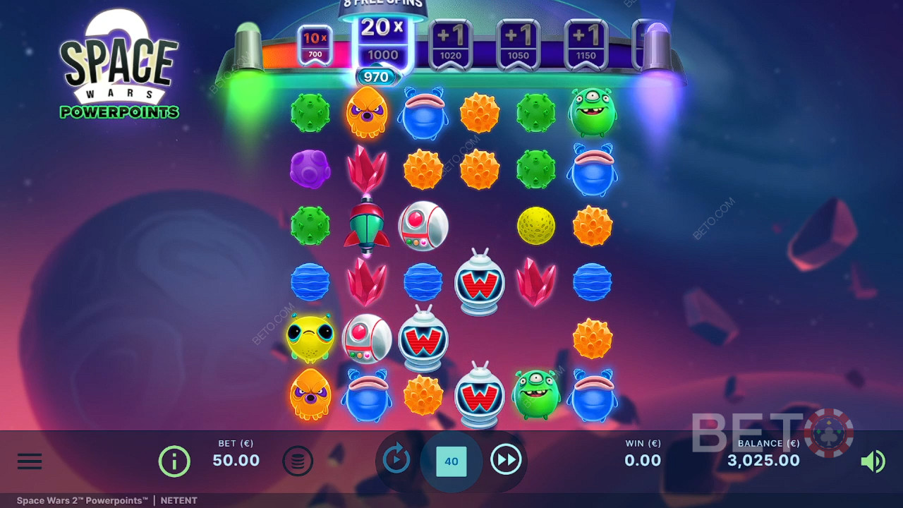 Space Wars 2 Powerpoints Ανασκόπηση από BETO Slots