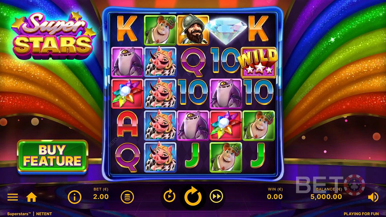 Superstars Ανασκόπηση από BETO Slots
