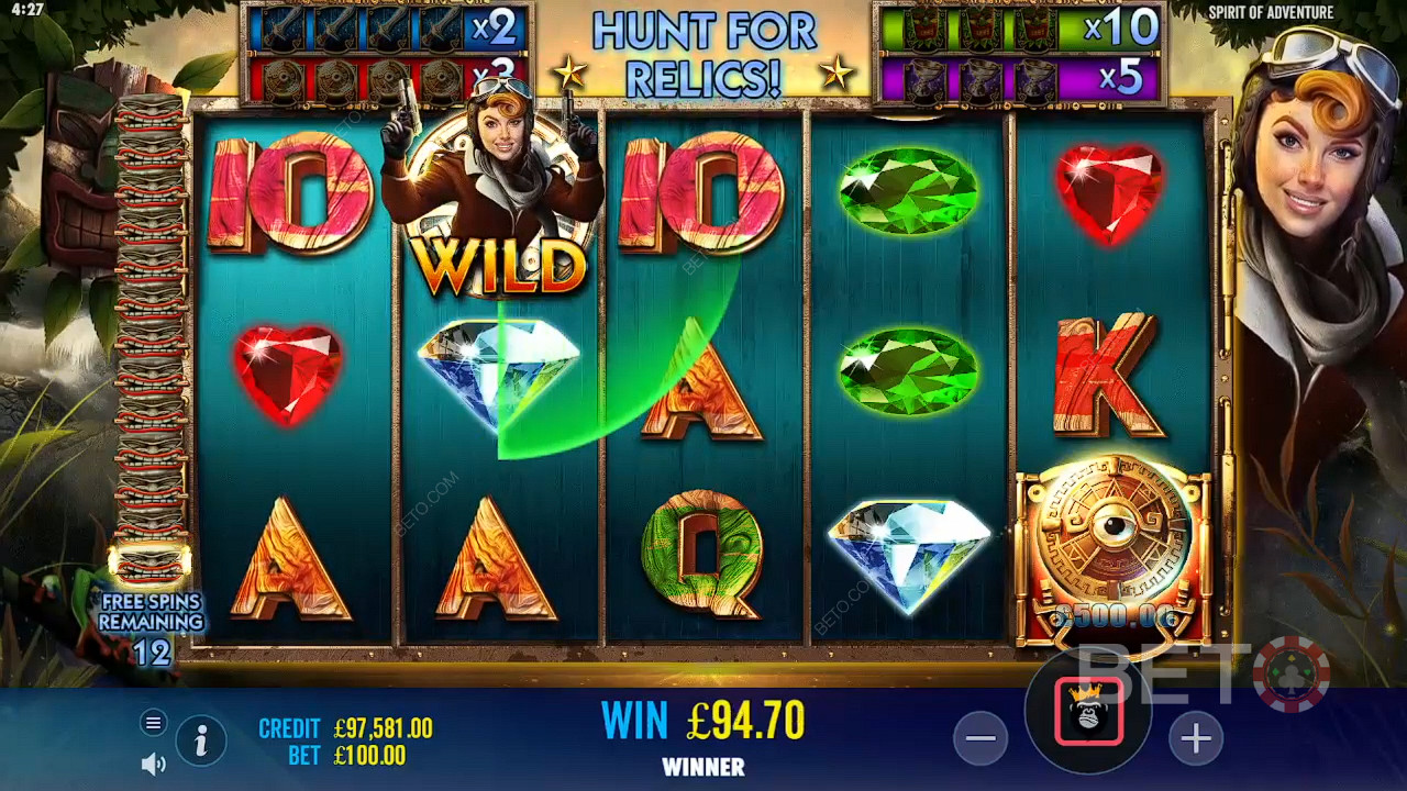 Ανασκόπηση του Spirit of Adventure από την BETO Slots