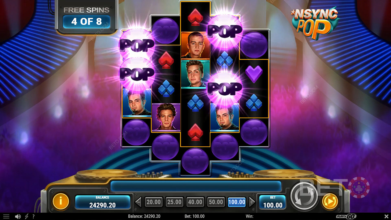 NSYNC Pop Ανασκόπηση από BETO Slots