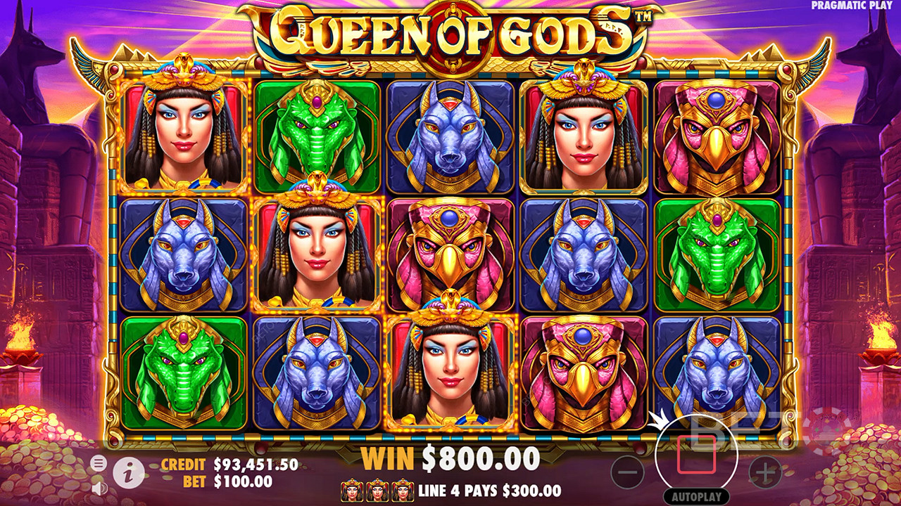 Queen of Gods Ανασκόπηση από BETO Slots