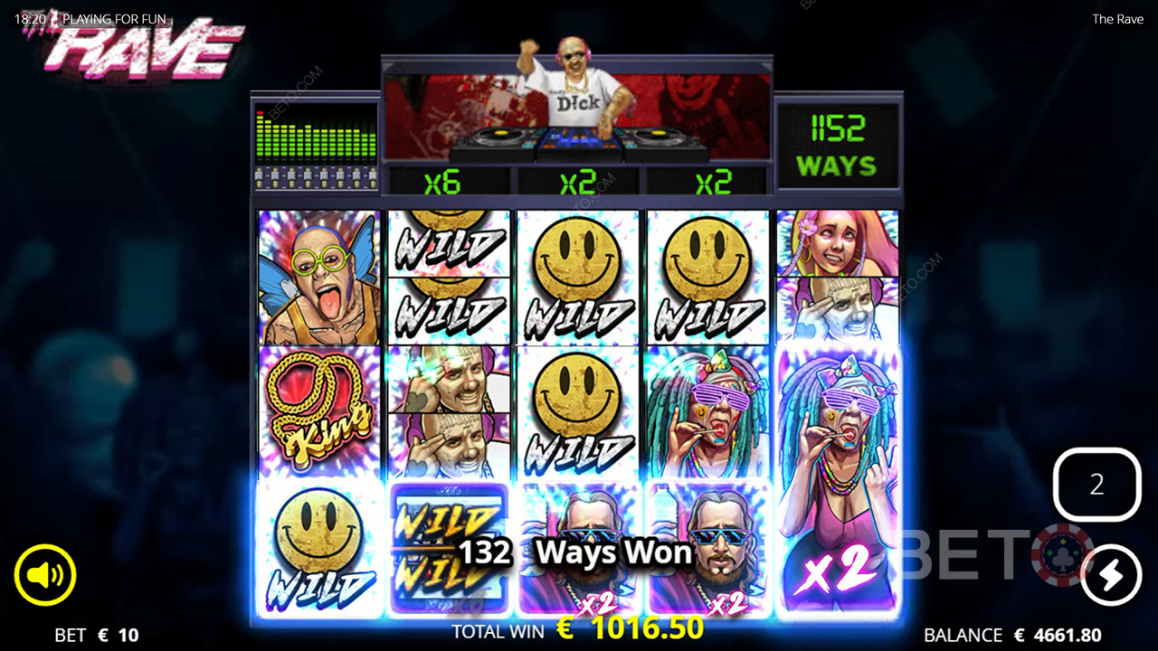 The Rave Ανασκόπηση από BETO Slots