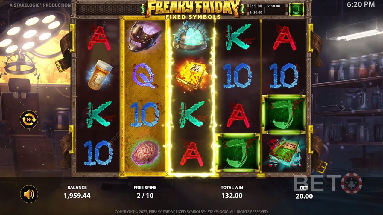 Freaky Friday Σταθερά Σύμβολα Ανασκόπηση από BETO Slots